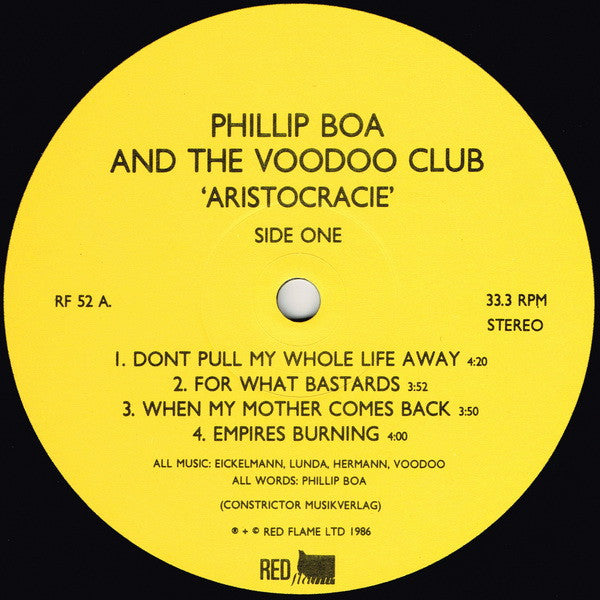 Phillip Boa And The Voodoo Club ~ Aristocracie (Vinyl) - Djungel & Jazz