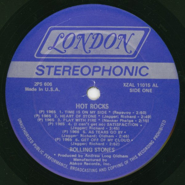 The Rolling Stones ~ Hot Rocks 1964-1971 (Vinyl) - Djungel & Jazz