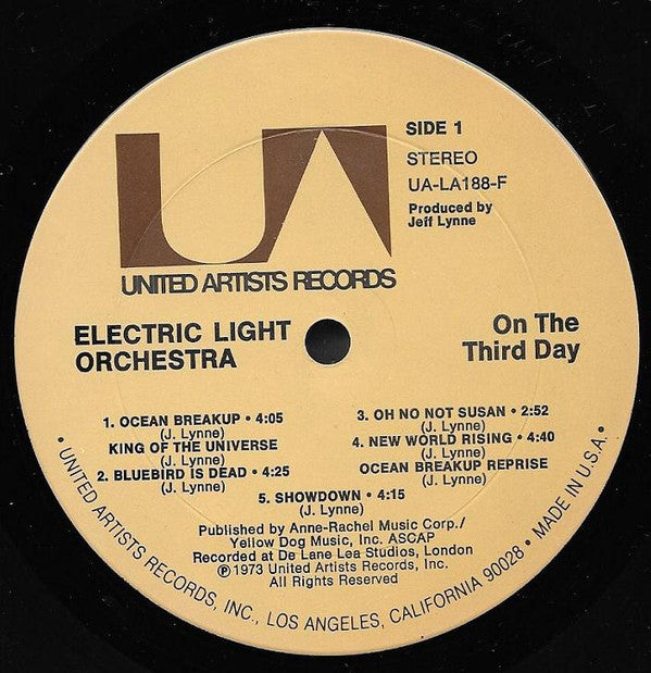 Electric Light Orchestra ~ On The Third Day (Vinyl) - Djungel & Jazz