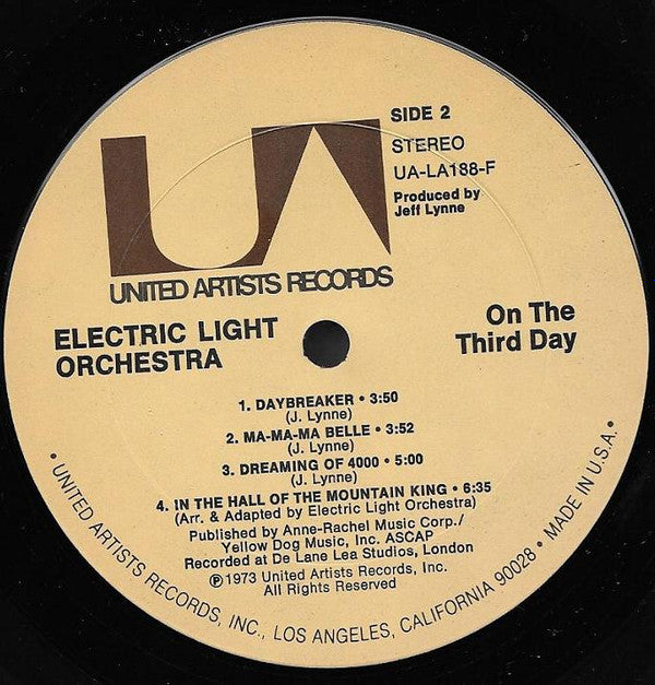 Electric Light Orchestra ~ On The Third Day (Vinyl) - Djungel & Jazz