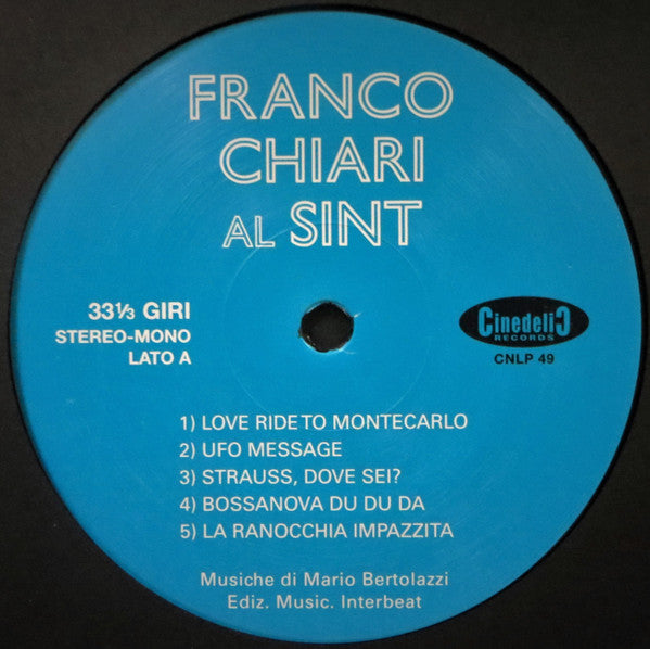 Franco Chiari ~ Al Sint (Vinyl) - Djungel & Jazz