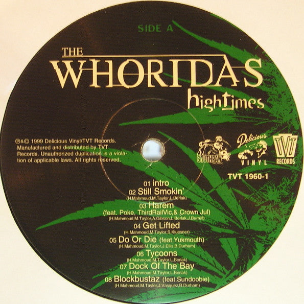 The Whoridas ~ High Times (Vinyl) - Djungel & Jazz