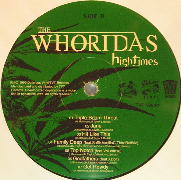 The Whoridas ~ High Times (Vinyl) - Djungel & Jazz