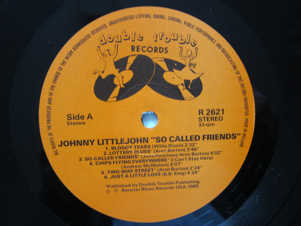 Johnny Littlejohn* : So-Called Friends (LP, Album)