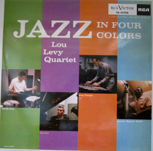 Lou Levy Quartet ~ Jazz In Four Colors (Vinyl) - Djungel & Jazz