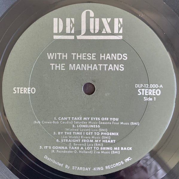 The Manhattans ~ With These Hands (Vinyl) - Djungel & Jazz