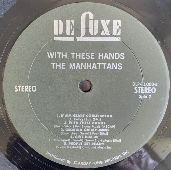 The Manhattans ~ With These Hands (Vinyl) - Djungel & Jazz