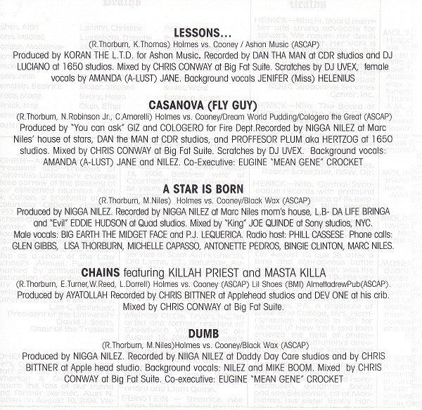 R.A. The Rugged Man ~ Die, Rugged Man, Die (Vinyl) - Djungel & Jazz