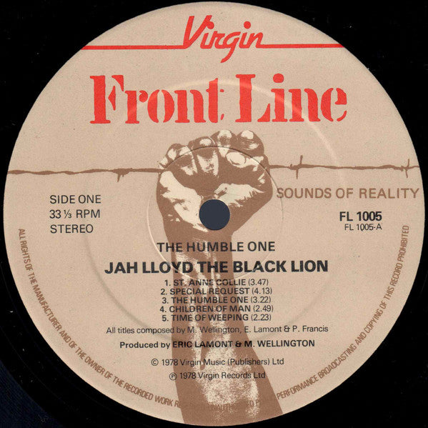Jah Lloyd : The Humble One (LP, Album)
