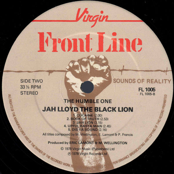 Jah Lloyd : The Humble One (LP, Album)