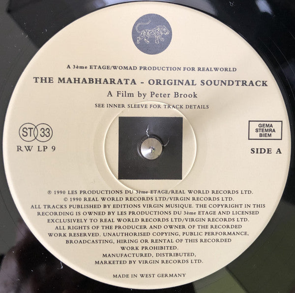 Various ~ The Mahabharata (Original Soundtrack) (Vinyl) - Djungel & Jazz