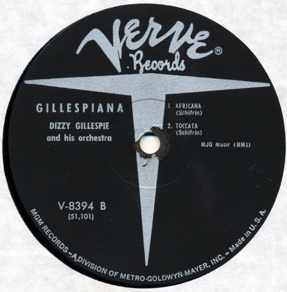 Dizzy Gillespie And His Orchestra ~ Gillespiana (Vinyl) - Djungel & Jazz