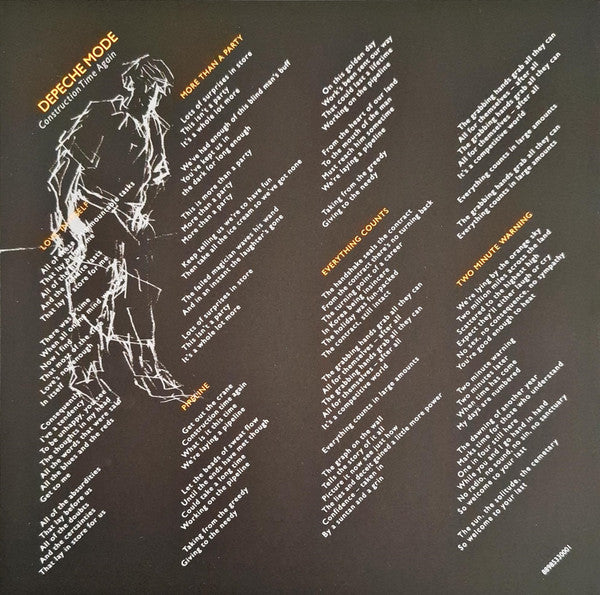 Depeche Mode ~ Construction Time Again (Vinyl) - Djungel & Jazz