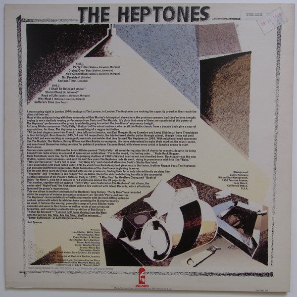 The Heptones : Party Time (LP, Album, RE)