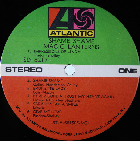 Magic Lanterns : Shame Shame (LP, Album, MGM)