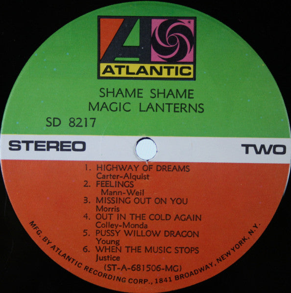 Magic Lanterns : Shame Shame (LP, Album, MGM)
