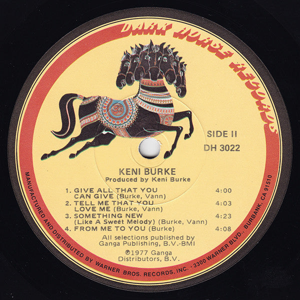 Keni Burke ~ Keni Burke (Vinyl) - Djungel & Jazz
