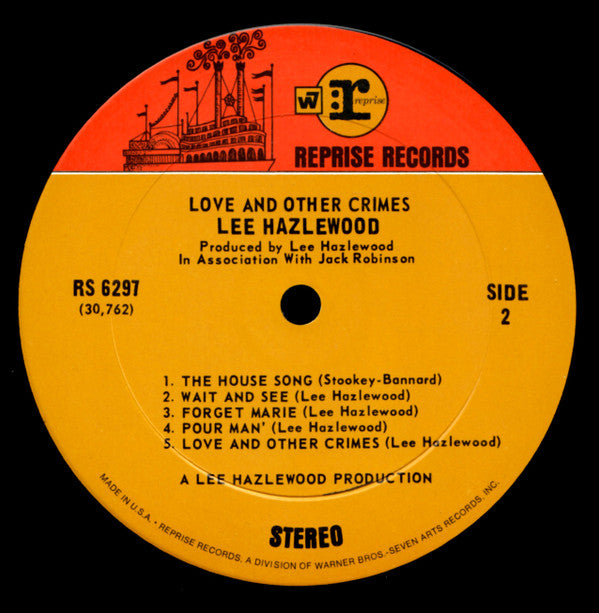 Lee Hazlewood ~ Love And Other Crimes (Vinyl) - Djungel & Jazz