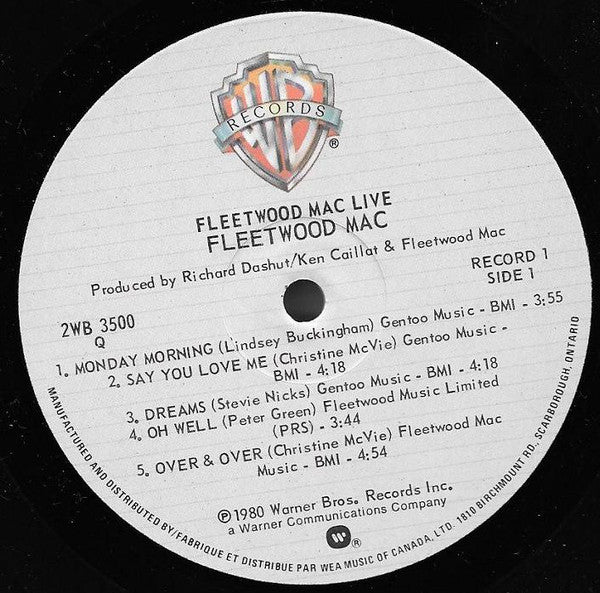 Fleetwood Mac ~ Fleetwood Mac Live (Vinyl) - Djungel & Jazz