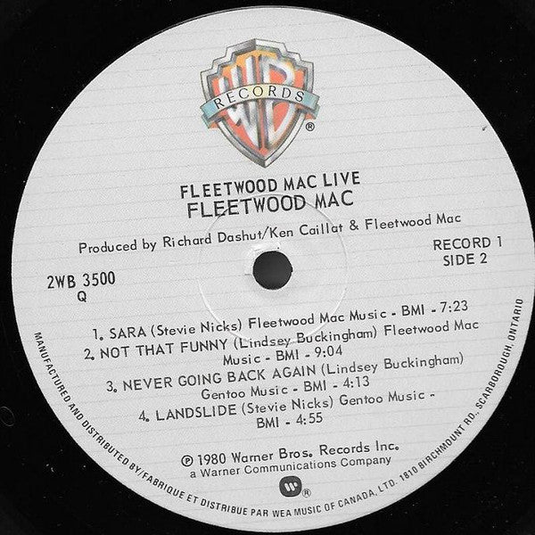 Fleetwood Mac ~ Fleetwood Mac Live (Vinyl) - Djungel & Jazz