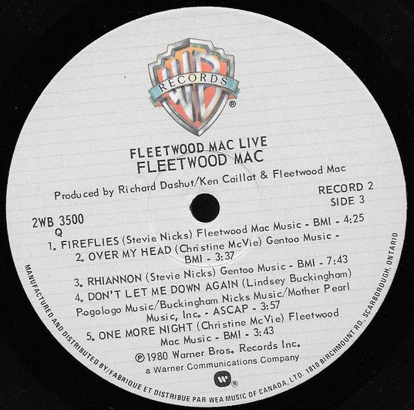 Fleetwood Mac ~ Fleetwood Mac Live (Vinyl) - Djungel & Jazz