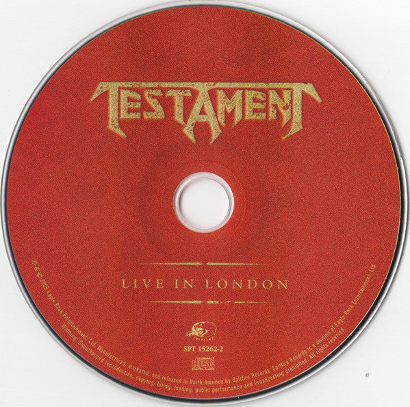 Testament  ~ Live In London (Vinyl) - Djungel & Jazz