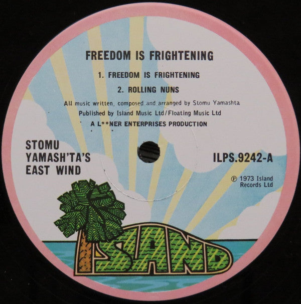 Stomu Yamash'ta's East Wind ~ Freedom Is Frightening (Vinyl) - Djungel & Jazz