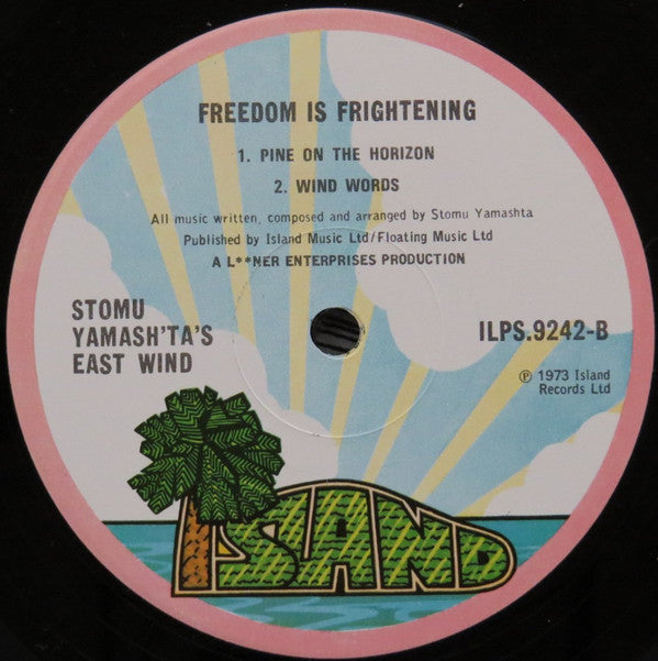 Stomu Yamash'ta's East Wind ~ Freedom Is Frightening (Vinyl) - Djungel & Jazz