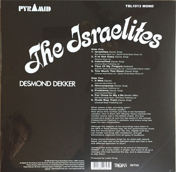 Desmond Dekker ~ The Israelites (Vinyl) - Djungel & Jazz