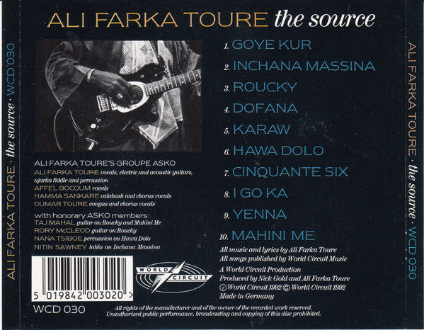 Ali Farka Touré ~ The Source (Vinyl) - Djungel & Jazz