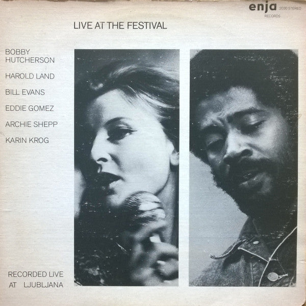 Bobby Hutcherson, Harold Land, Bill Evans, Eddie Gomez, Archie Shepp, Karin Krog ~ Live At The Festival (Vinyl) - Djungel & Jazz