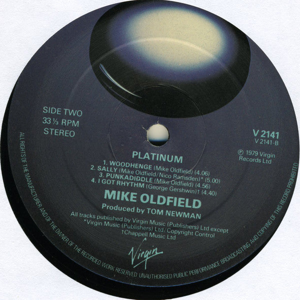 Mike Oldfield ~ Platinum (Vinyl) - Djungel & Jazz