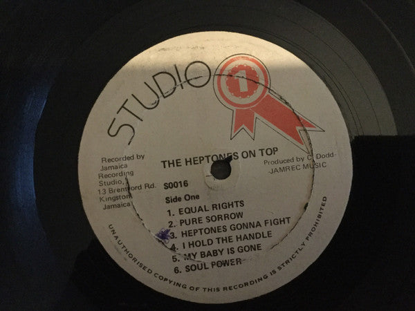 The Heptones : On Top (LP, Album, RE)