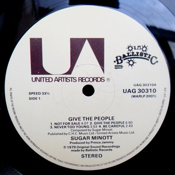 Sugar Minott : Give The People (LP)