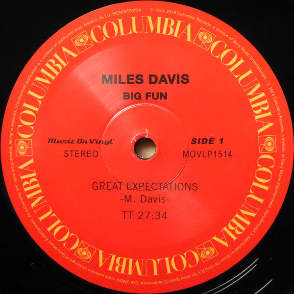 Miles Davis ~ Big Fun (Vinyl) - Djungel & Jazz