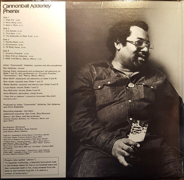 Cannonball Adderley : Phenix (2xLP, Album, Promo, Gat)