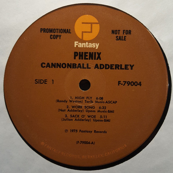 Cannonball Adderley : Phenix (2xLP, Album, Promo, Gat)