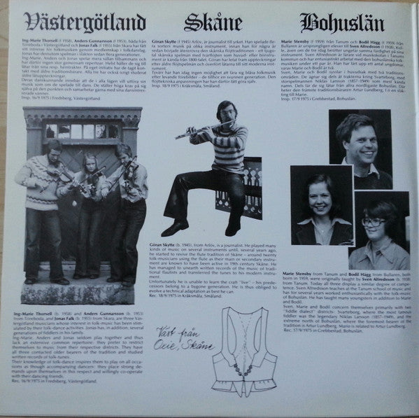 Various ~ Unga Spelmän Från Södra Sverige (Vinyl) - Djungel & Jazz