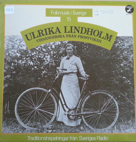 Ulrika Lindholm ~ Vissångerska Från Frostviken (Vinyl) - Djungel & Jazz