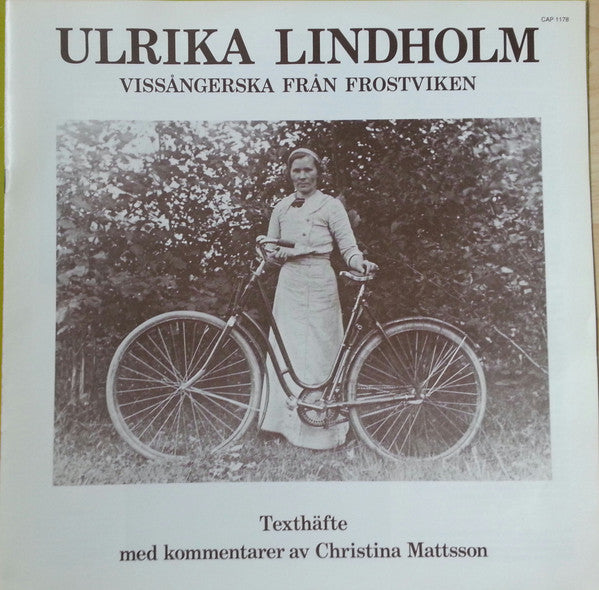 Ulrika Lindholm ~ Vissångerska Från Frostviken (Vinyl) - Djungel & Jazz
