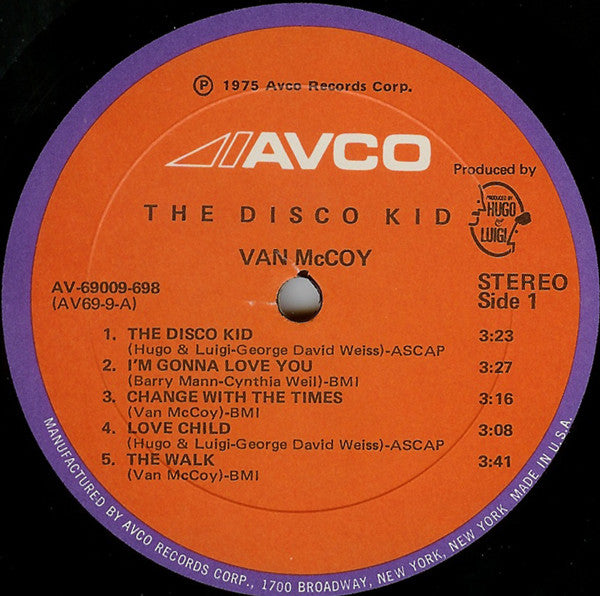 Van McCoy ~ The Disco Kid (Vinyl) - Djungel & Jazz