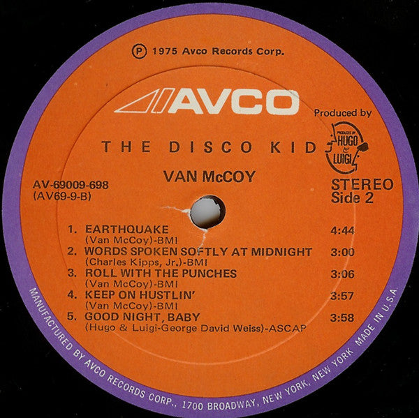 Van McCoy ~ The Disco Kid (Vinyl) - Djungel & Jazz