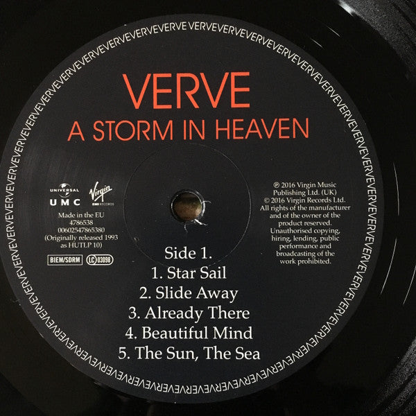 The Verve ~ A Storm In Heaven (Vinyl) - Djungel & Jazz