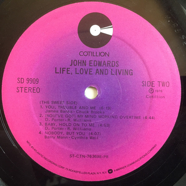 John Edwards  ~ Life, Love And Living (Vinyl) - Djungel & Jazz