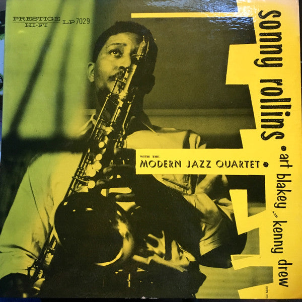 Sonny Rollins With The Modern Jazz Quartet Featuring Art Blakey And Kenny Drew ~ Sonny Rollins With The Modern Jazz Quartet (Vinyl) - Djungel & Jazz