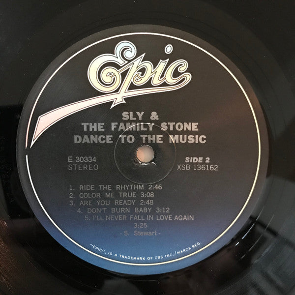 Sly & The Family Stone ~ Dance To The Music (Vinyl) - Djungel & Jazz
