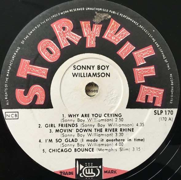 Sonny Boy Williamson  ~ The Blues Of Sonny Boy Williamsson (Vinyl) - Djungel & Jazz