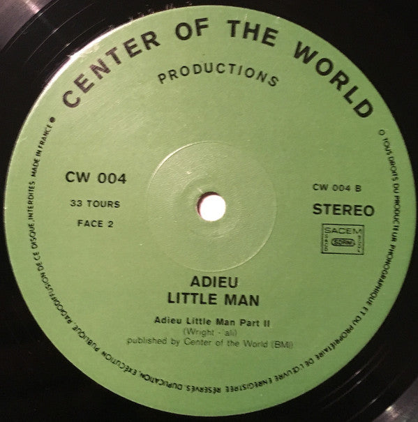 Center Of The World ~ Adieu Little Man. Volume 4 (Vinyl) - Djungel & Jazz