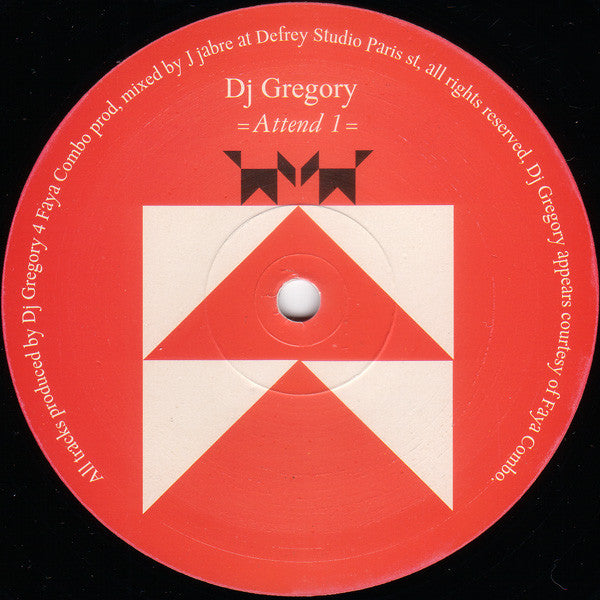 DJ Gregory ~ Attend (Vinyl) - Djungel & Jazz