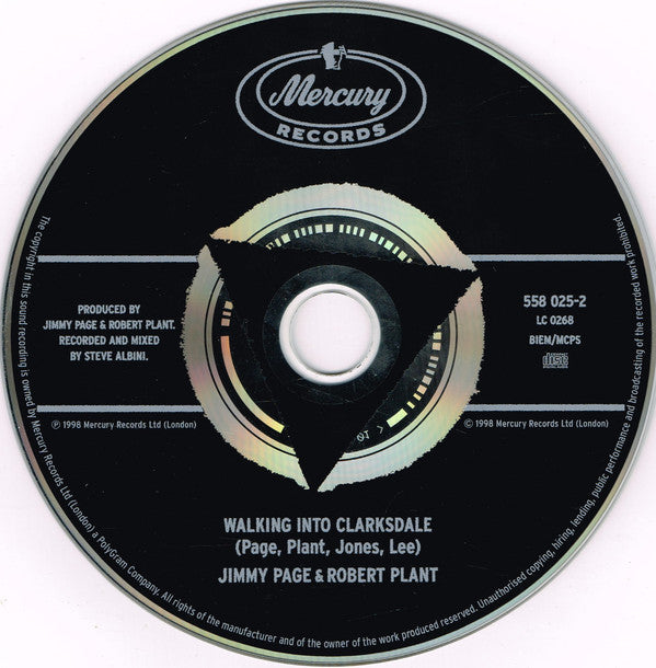 Jimmy Page & Robert Plant ~ Walking Into Clarksdale (Vinyl) - Djungel & Jazz